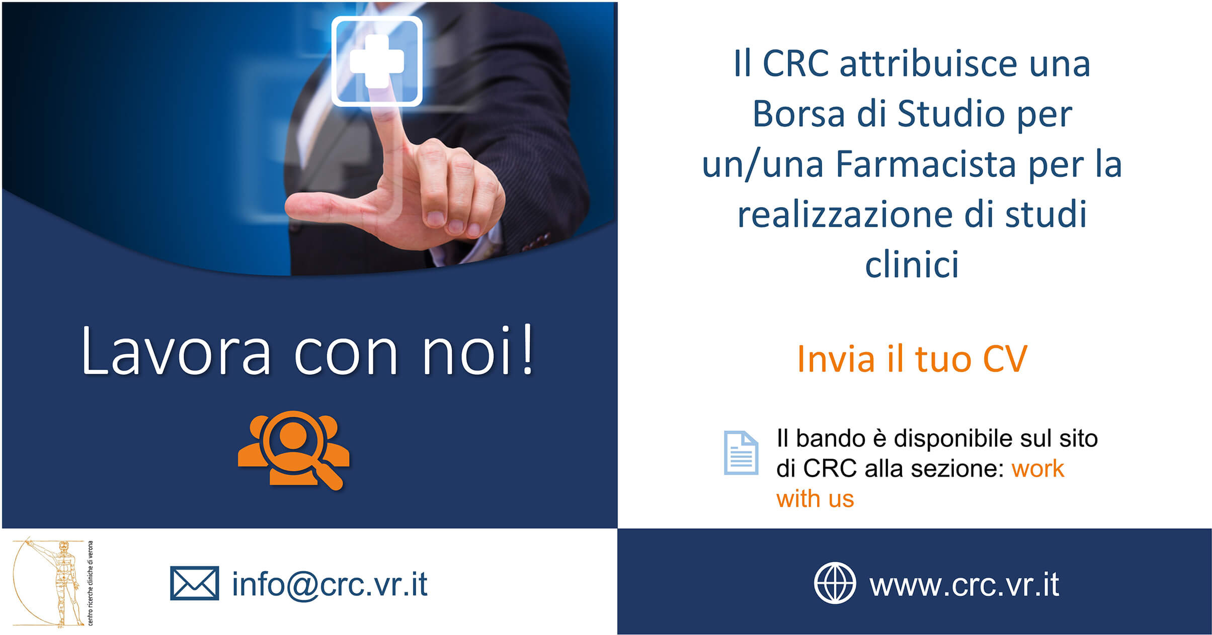 Bando e domanda assunzione. Clicca per maggiori informazioni