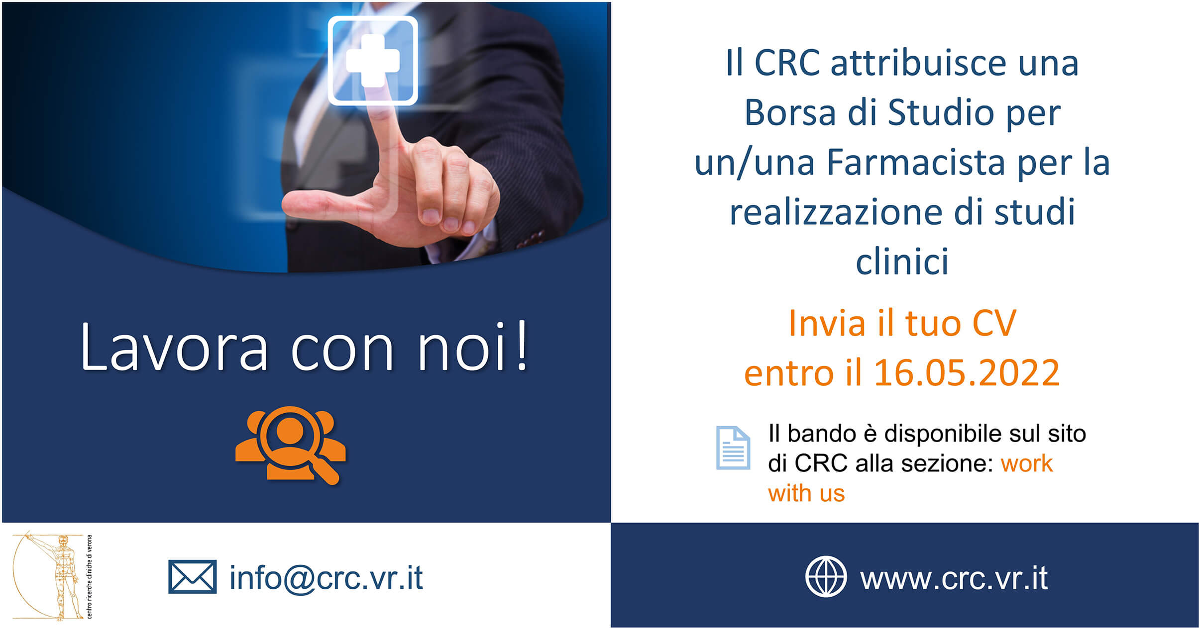 Bando e domanda assunzione. Clicca per maggiori informazioni