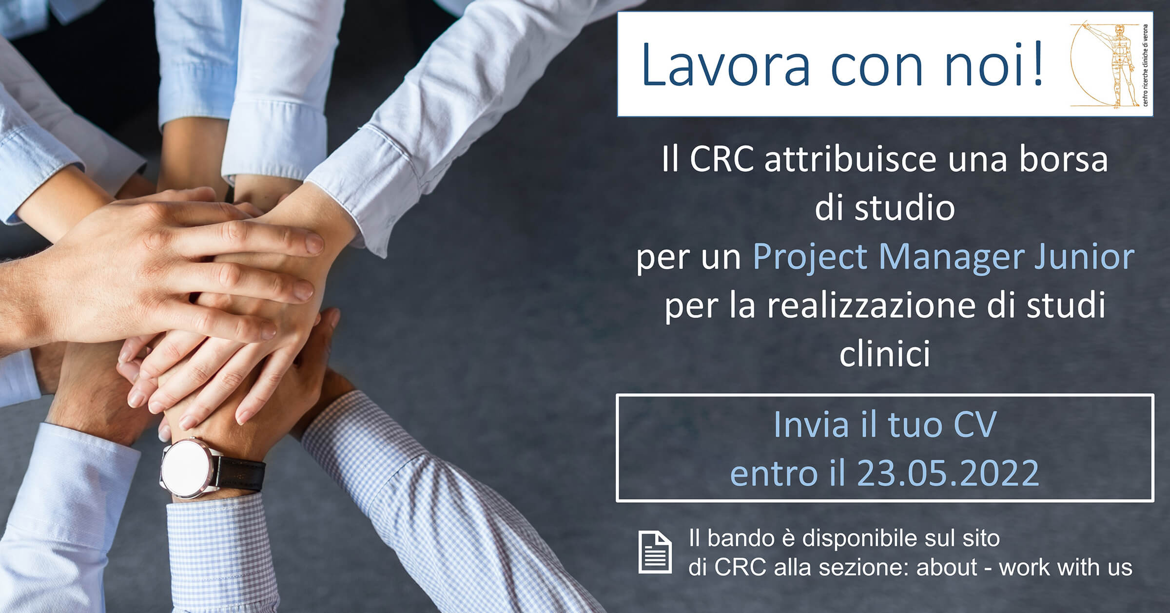 Bando e domanda assunzione. Clicca per maggiori informazioni