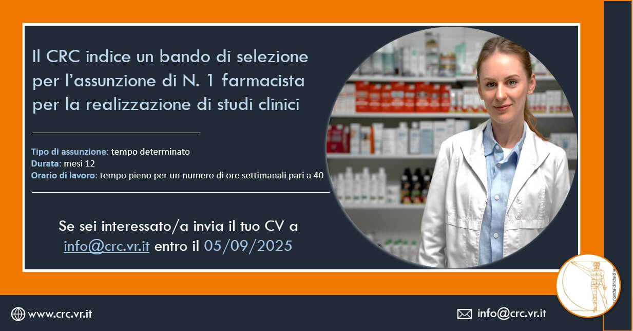 BANDO per assunzione N. 1 Farmacista tempo determinato