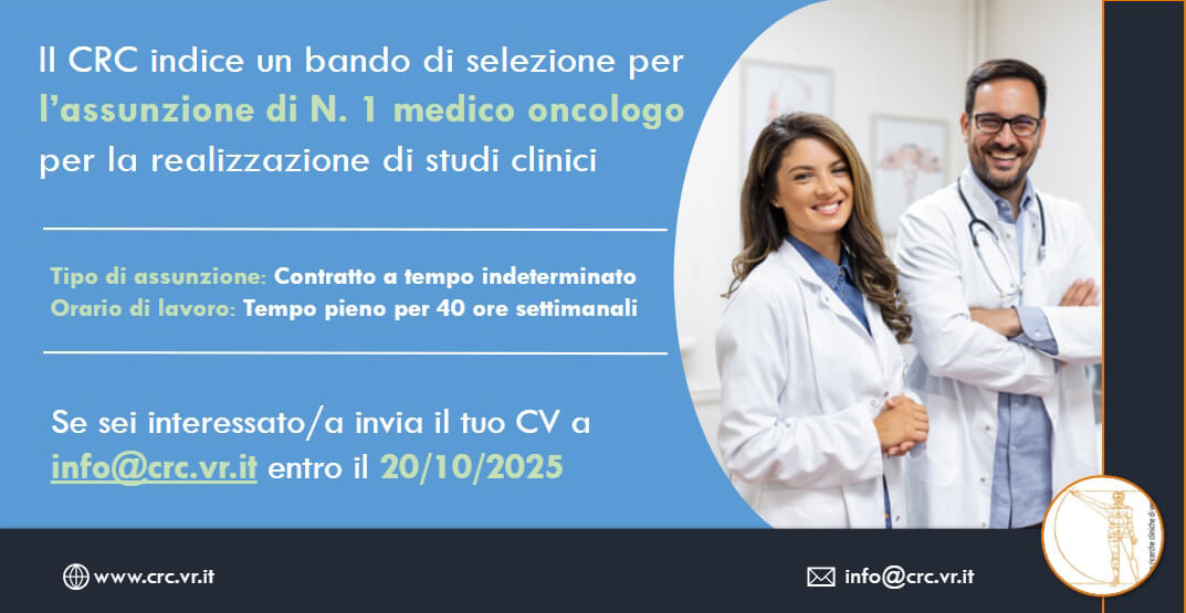 BANDO per assunzione tempo indeterminato N. 1 medico oncologo