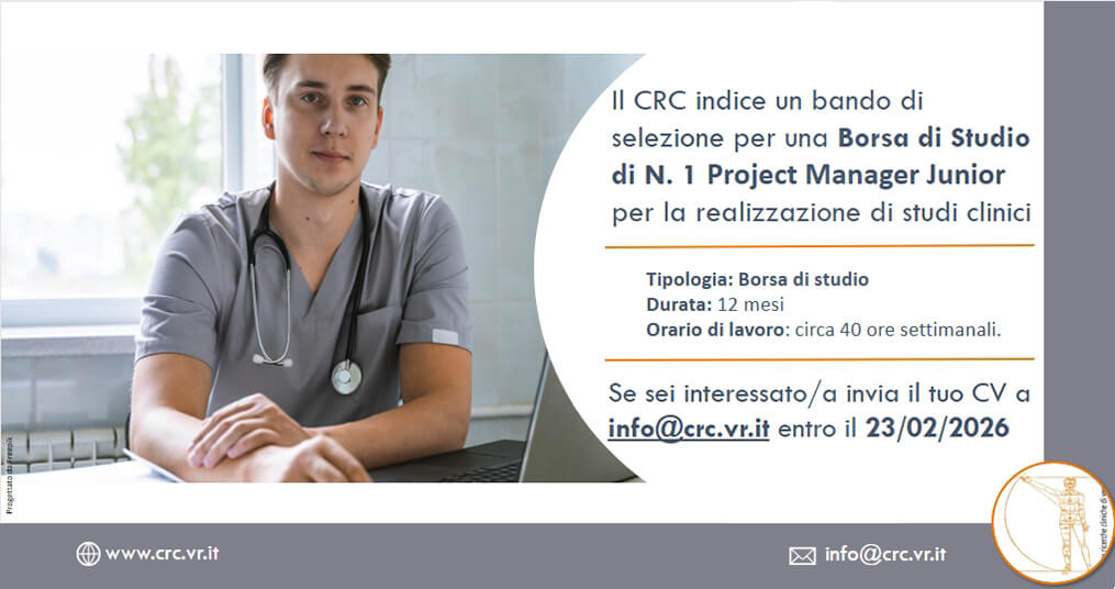Bando per borsa di studio N. 1 PM Junior
